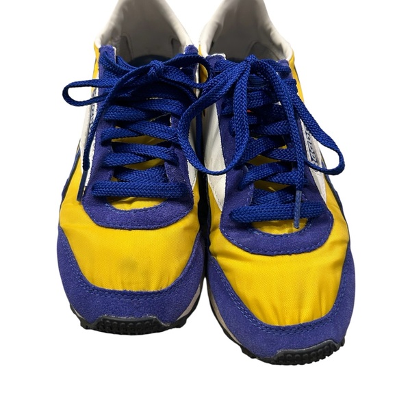 Men’s Reebok Classic‎ RZ2 Yellow and Blue Trainers - Picture 3 of 7